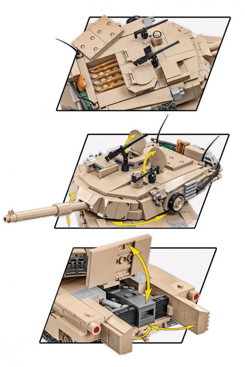 Stavebnice COBI tank Abrams Armed Forces - 975 dílůIVET.EU - Stylové oblečení