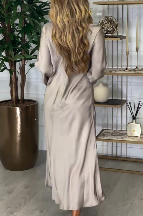 Φόρεμα VIODERLA BEIGE, Χρώμα: μπεζ, IVET.EU - Εκπτώσεις έως -80%