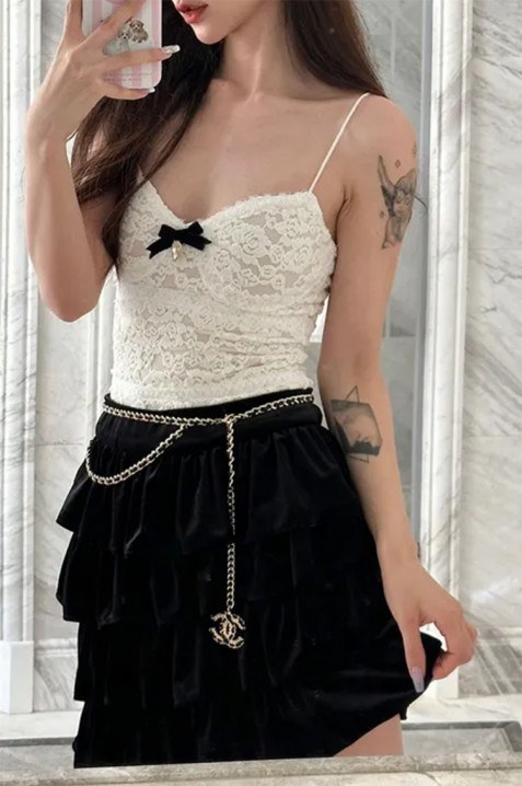 Top ARZELVA WHITE, Barva: bílá, IVET.EU - Stylové oblečení