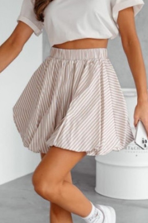 Φούστα GERZELVA BEIGE, Χρώμα: μπεζ, IVET.EU - Εκπτώσεις έως -80%