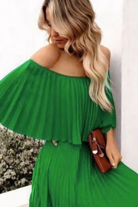 Šaty RANELFA GREEN, Barva: zelená, IVET.EU - Stylové oblečení