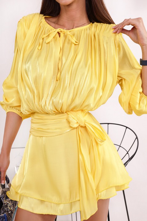 Φόρεμα ERELOTA YELLOW, Χρώμα: κίτρινο, IVET.EU - Εκπτώσεις έως -80%