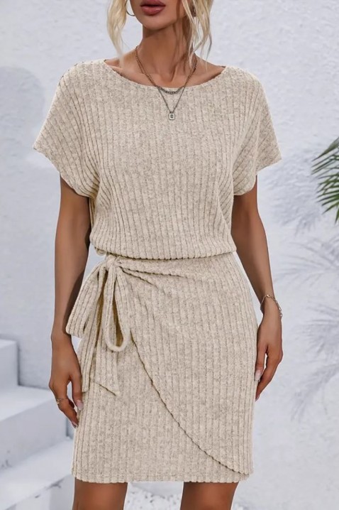Φόρεμα BONDINA BEIGE, Χρώμα: μπεζ, IVET.EU - Εκπτώσεις έως -80%