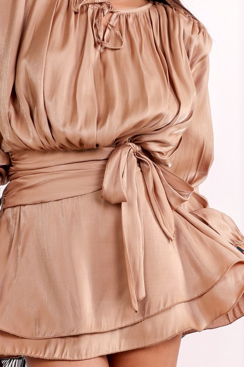 Φόρεμα ERELOTA BEIGE, Χρώμα: μπεζ, IVET.EU - Εκπτώσεις έως -80%