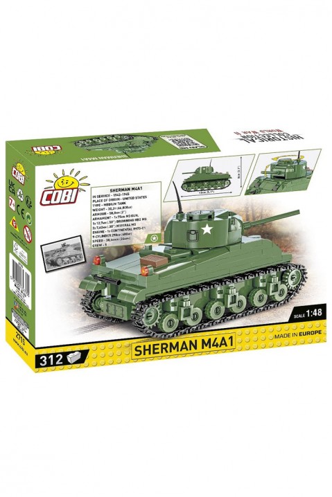 Stavebnice COBI tank Sherman - 312 kusůIVET.EU - Stylové oblečení