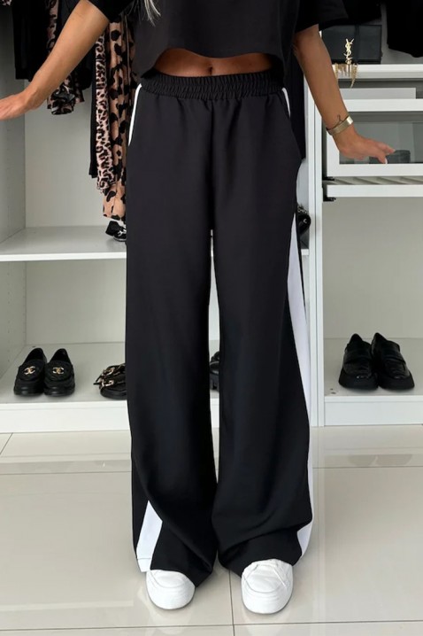 Kalhoty FALTITA BLACK, Barva: černá, IVET.EU - Stylové oblečení