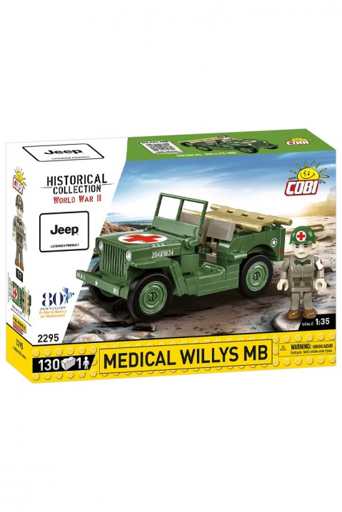 Stavebnica COBI Medical Willys Jeep - 130 kusovIVET.EU - Štýlové oblečenie