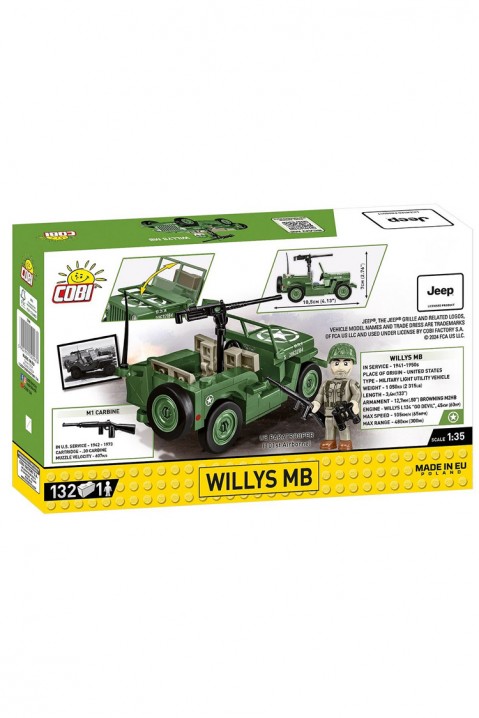 Stavebnice COBI Jeep Willys MB - 132 částíIVET.EU - Stylové oblečení
