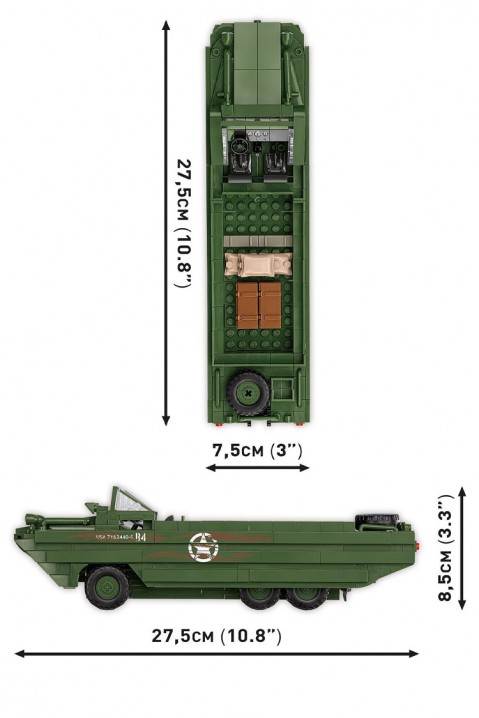 Stavebnica Cobi DUKW Amphibia - 508 kusovIVET.EU - Štýlové oblečenie
