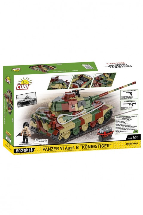 Stavebnice COBI tank Tiger II - 802 částíIVET.EU - Stylové oblečení