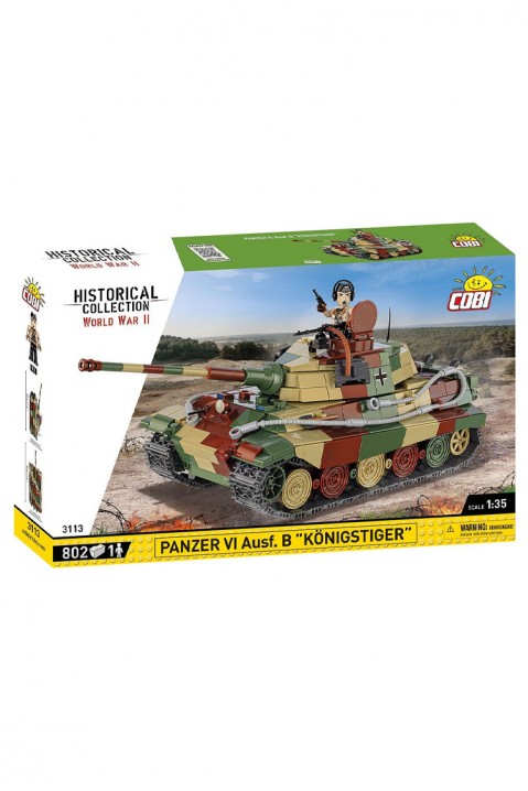 Stavebnice COBI tank Tiger II - 802 částíIVET.EU - Stylové oblečení