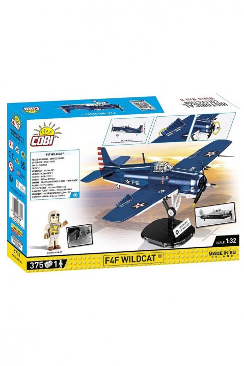 Stavebnice Cobi letadlo Grumman F4F Wildcat - 375 kusůIVET.EU - Stylové oblečení