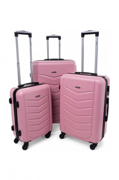 Sada 3 kufrov MORTIGO PINK, Farba: ružová, IVET.EU - Štýlové oblečenie