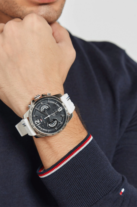 Pánské hodinky Tommy Hilfiger 1791475, Farba: biela, IVET.EU - Štýlové oblečenie
