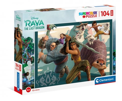 Dětské puzzle Clementoni z 104 maxi dílků - Raya a poslední drakIVET.EU - Stylové oblečení