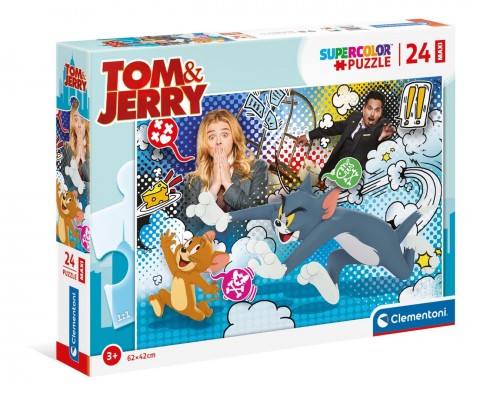 Dětské puzzle Clementoni z 24 maxi dílků - Tom a JerryIVET.EU - Stylové oblečení