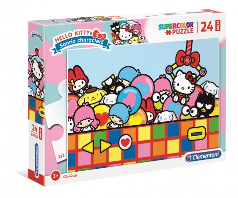 Dětské puzzle Clementoni z 24 maxi dílků - Hello KittyIVET.EU - Stylové oblečení