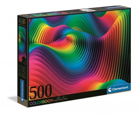 Puzzle Clementoni z 500 dílků - Barevné vlnyIVET.EU - Stylové oblečení