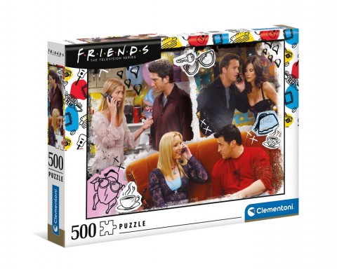 Puzzle Clementoni z 500 dílků - PřáteléIVET.EU - Stylové oblečení