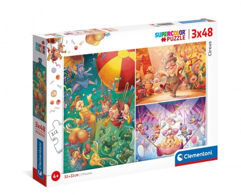 Dětské puzzle Clementoni z 3 x 48 dílků - CirkusIVET.EU - Stylové oblečení