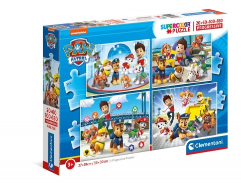 Dětské puzzle Clementoni 4 v 1 - Tlapková patrolaIVET.EU - Stylové oblečení