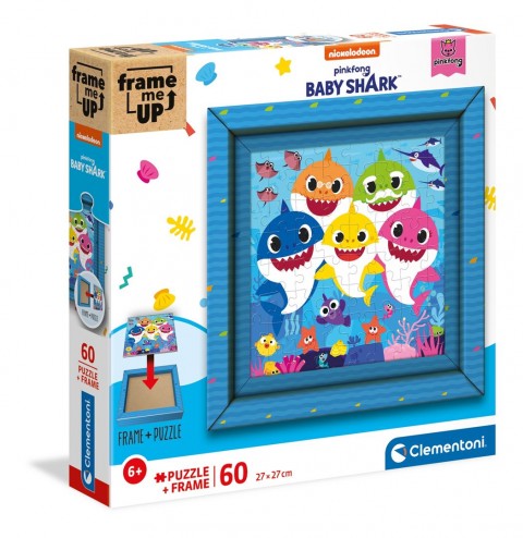 Dětské puzzle Clementoni Frame Me Up z 60 dílků - Baby SharkIVET.EU - Stylové oblečení