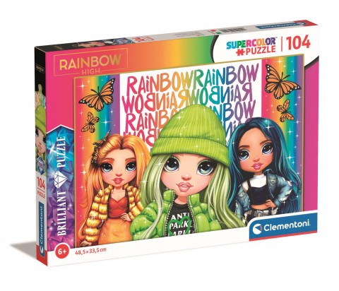Dětské puzzle Clementoni ze 104 dílků - Rainbow HighIVET.EU - Stylové oblečení