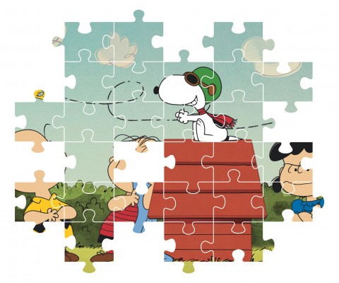 Dětské puzzle Clementoni z 180 dílků - PeanutsIVET.EU - Stylové oblečení