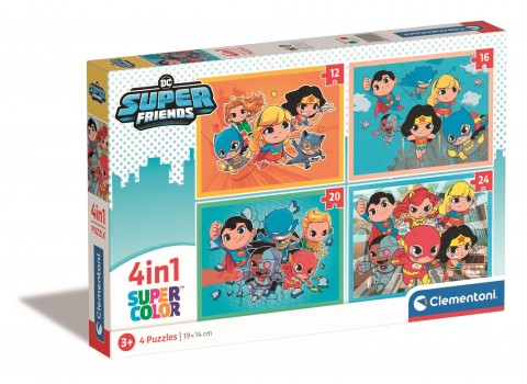 Dětské puzzle Clementoni 4 v 1 - Super přáteléIVET.EU - Stylové oblečení