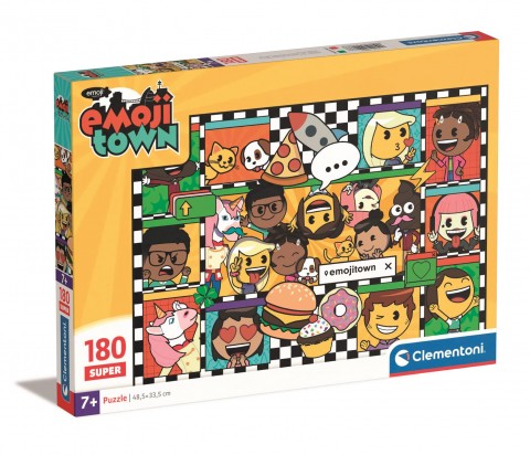 Dětské puzzle Clementoni z 180 dílků - Město Emoji (varianta 2)IVET.EU - Stylové oblečení