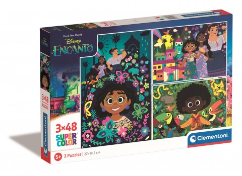 Dětské puzzle Clementoni z 3 x 48 dílků - EncantoIVET.EU - Stylové oblečení