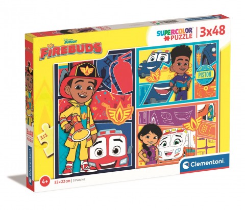 Dětské puzzle Clementoni z 3 x 48 dílků - HasičiIVET.EU - Stylové oblečení