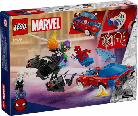 76279 | Pretekárske auto Spider-Mana s Venomom a Zeleným goblinomIVET.EU - Štýlové oblečenie