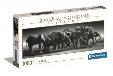 Panoramatické puzzle Clementoni z 1000 dílků - Stádo obrůIVET.EU - Stylové oblečení
