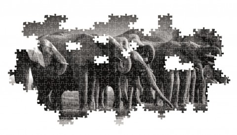 Panoramatické puzzle Clementoni z 1000 dílků - Stádo obrůIVET.EU - Stylové oblečení