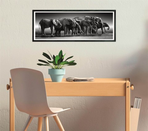 Panoramatické puzzle Clementoni z 1000 dílků - Stádo obrůIVET.EU - Stylové oblečení