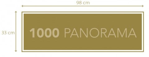 Panoramatické puzzle Clementoni z 1000 dílků - Stádo obrůIVET.EU - Stylové oblečení