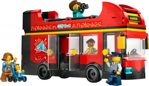 60407 | Červený dvoupatrový autobusIVET.EU - Stylové oblečení