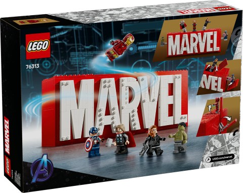 76313 | Logo MARVEL s minifigurkamiIVET.EU - Stylové oblečení