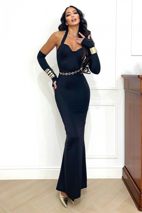 Šaty REINOLMRA BLACK, Barva: černá, IVET.EU - Stylové oblečení