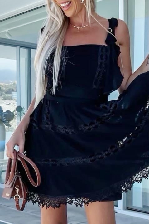 Šaty BELMONRA BLACK, Barva: černá, IVET.EU - Stylové oblečení