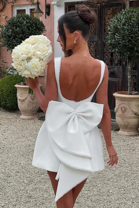 Φόρεμα FELMIDA WHITE, Χρώμα: άσπρο, IVET.EU - Εκπτώσεις έως -80%