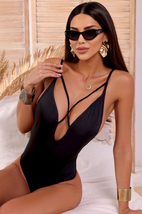 Plavky DELORA BLACK, Barva: černá, IVET.EU - Stylové oblečení