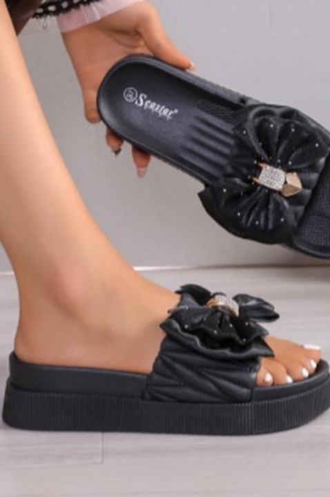 Dámské pantofle BIKERLA BLACK, Barva: černá, IVET.EU - Stylové oblečení