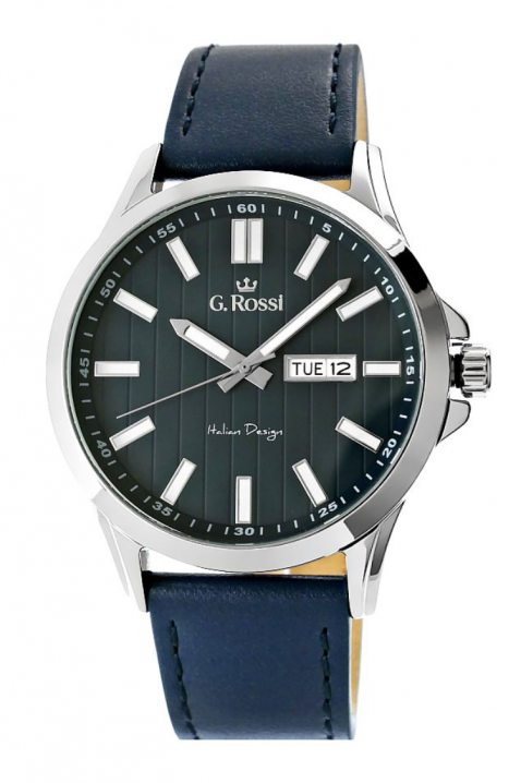 Pánské hodinky G.Rossi 8071A3-6F1, Barva: světlemodrá, IVET.EU - Stylové oblečení