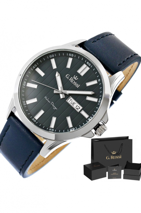 Pánské hodinky G.Rossi 8071A3-6F1, Barva: světlemodrá, IVET.EU - Stylové oblečení