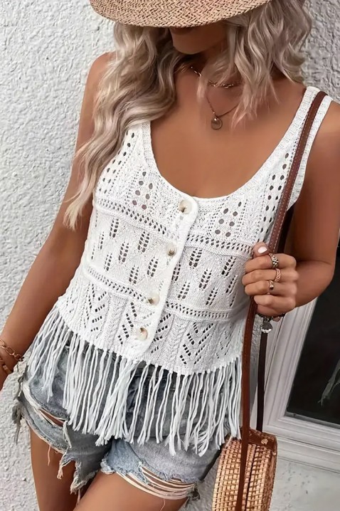 Top BIOXELMA WHITE, Barva: bílá, IVET.EU - Stylové oblečení