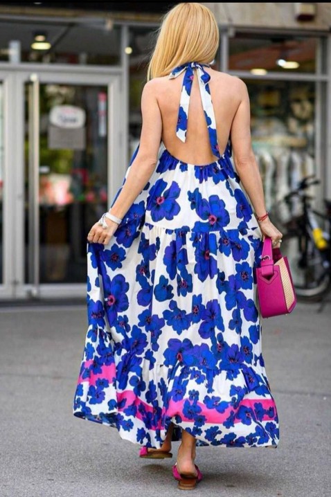 Šaty MILONZA BLUE, Barva: světlemodrá, IVET.EU - Stylové oblečení