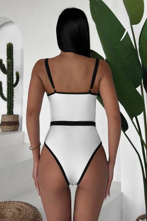 Jednodílné plavky GABROLFA WHITE, Barva: bílá, IVET.EU - Stylové oblečení