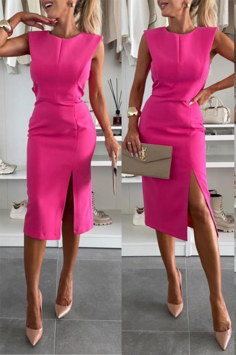 Φόρεμα MOLTEANA FUCHSIA, Χρώμα: φούξια, IVET.EU - Εκπτώσεις έως -80%